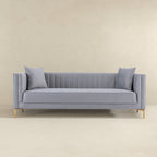 Angelina Midcentury Channel Tufted Sofa 84 (6 Colors)