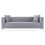 Angelina Midcentury Channel Tufted Sofa 84 (6 Colors)