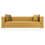 Angelina Midcentury Channel Tufted Sofa 84 (6 Colors)