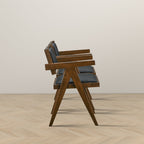 Athena Faux Leather Upholstered Armchairs (Set of 2)