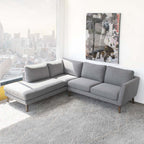 Benson Fabric L Shape Sectional Chaise Sofa 97'