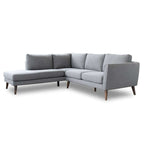 Benson Fabric L Shape Sectional Chaise Sofa 97'