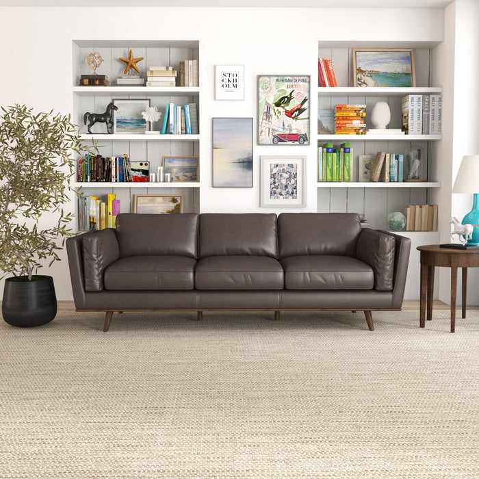 Chase MCM Genuine Leather Sofa 91