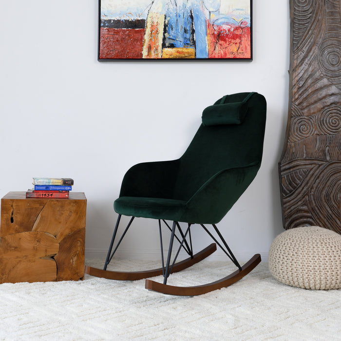 Chloe Velvet Rocking Chair (4 Colors)