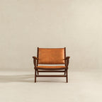 Colin MCM Leather Upholstered Armchair