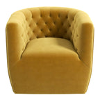 Delaney Tufted Accent Barrel Swivel Chair (6 Colors)