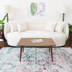 Deny MCM Solid Wood Walnut Rectangular Coffee Table 37