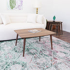 Deny MCM Solid Wood Walnut Rectangular Coffee Table 37