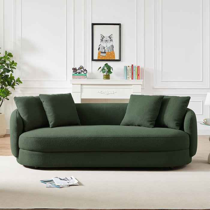 Dylan Modern Bohemian French Boucle Sofa 85 (3 Colors)