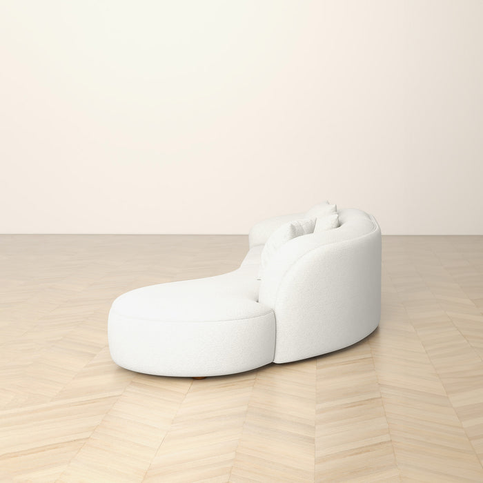 Elijah Japandi Style Curve Sofa