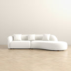 Elijah Japandi Style Curve Sofa
