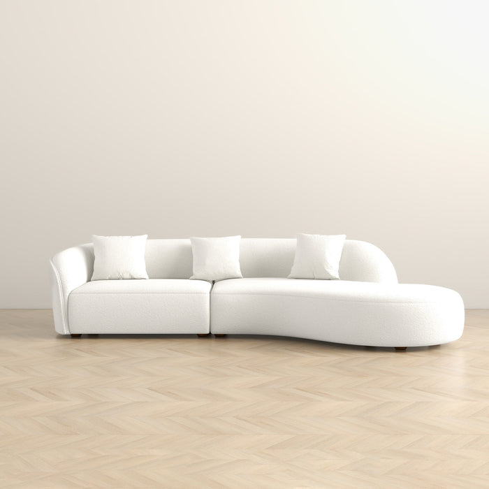 Elijah Japandi Style Curve Sofa