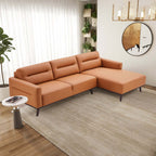 Ella PU Leather L-Shape Sectional Chaise Sofa 109