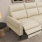 Elliot Genuine Leather Recliner Sofa 78 (2 Colors)