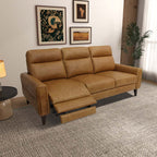 Elliot Genuine Leather Recliner Sofa 78 (2 Colors)