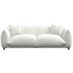Emma Boho Cream Boucle Upholstered Sofa 89