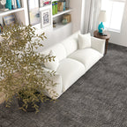 Emma Boho Cream Boucle Upholstered Sofa 89