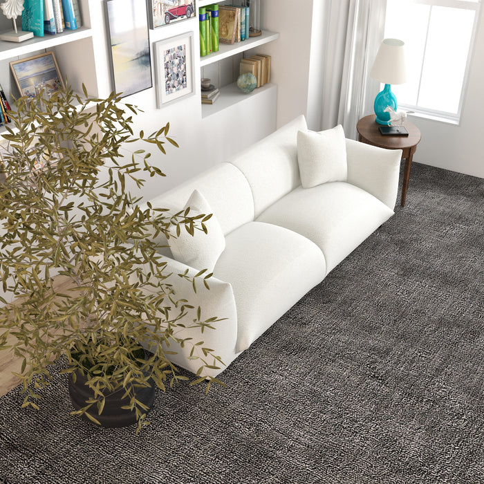 Emma Boho Cream Boucle Upholstered Sofa 89