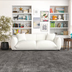 Emma Boho Cream Boucle Upholstered Sofa 89