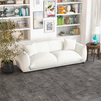 Emma Boho Cream Boucle Upholstered Sofa 89