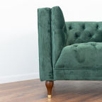 Evelyn Mid-Century Tufted Velvet Lounge Chair 42