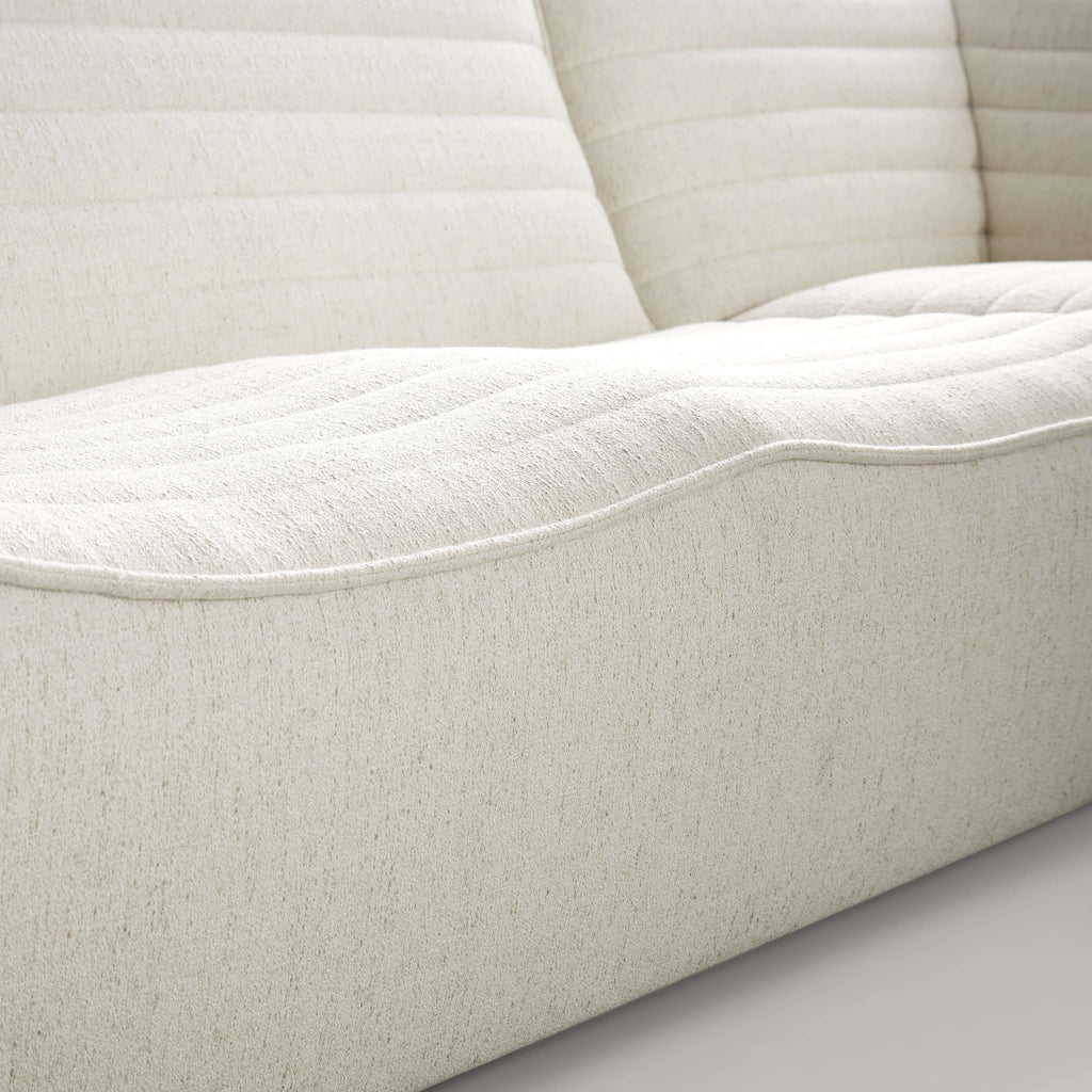 Evelyn Harmony Fabric Corner Sofa Sectional 126L