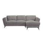 Beckett Gray Fabric Right-Facing Chaise Sofa Sectional 98