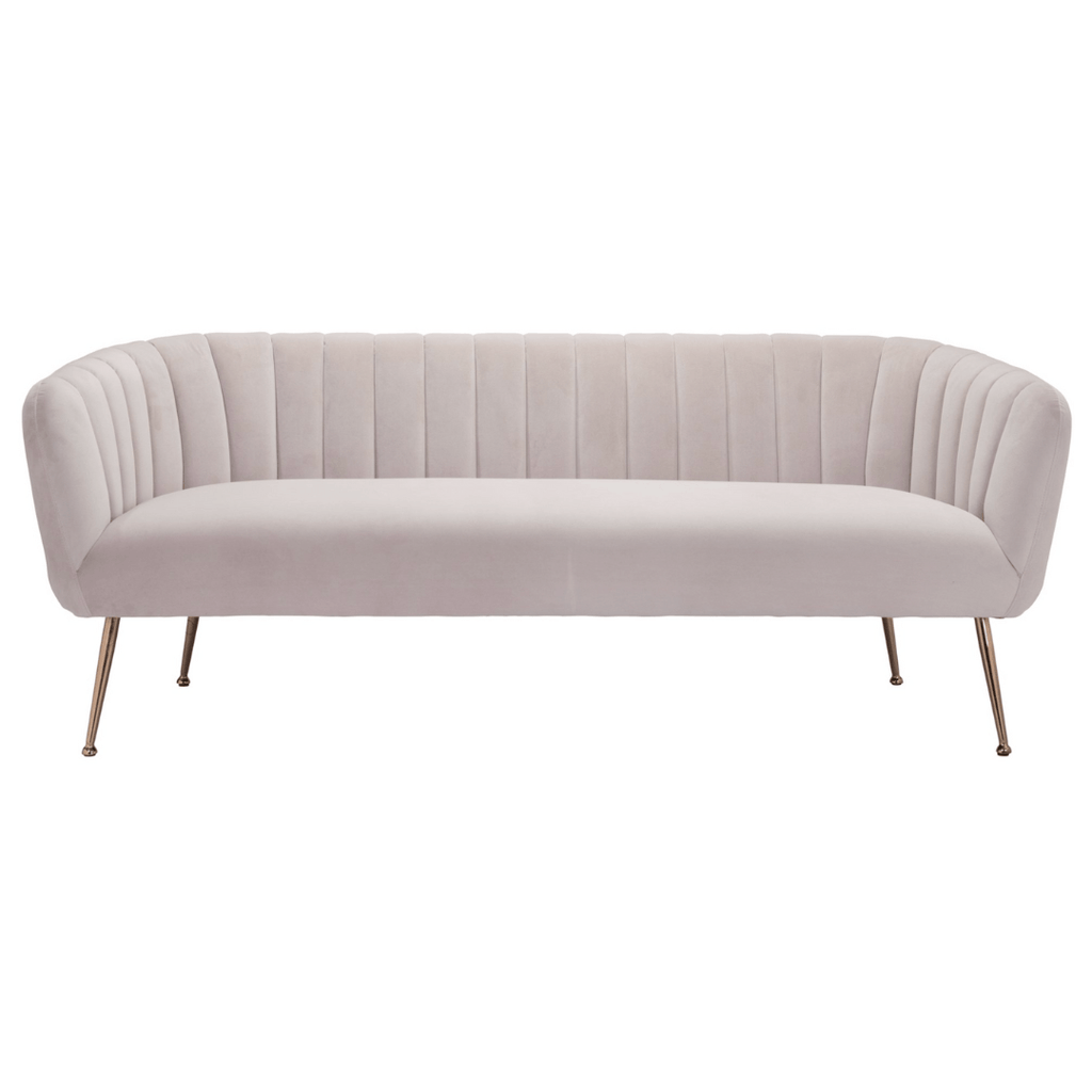 Deco Channel Tufted Sofa Loveseat (2 Colors) 70”