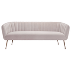 Deco Channel Tufted Sofa Loveseat (2 Colors) 70”