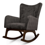 Alistair Tufted Fabric Upholstered Rocking Chair