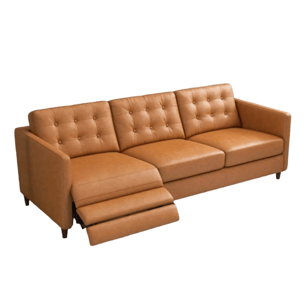 Christopher MCM Leather Power Reclining Sofa 93