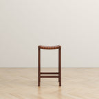 James Stool Strapped Genuine Leather Seat