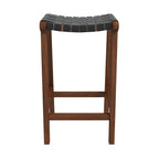 James Stool Strapped Genuine Leather Seat