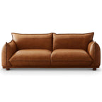Emma Modern Boho Genuine Leather Sofa 89 (3 Colors)