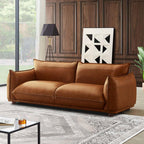 Emma Modern Boho Genuine Leather Sofa 89 (3 Colors)