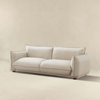 Emma Modern Boho Genuine Leather Sofa 89 (3 Colors)