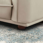 Emma Modern Boho Genuine Leather Sofa 89 (3 Colors)