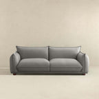 Emma Modern Boho Genuine Leather Sofa 89 (3 Colors)