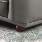 Emma Modern Boho Genuine Leather Sofa 89 (3 Colors)