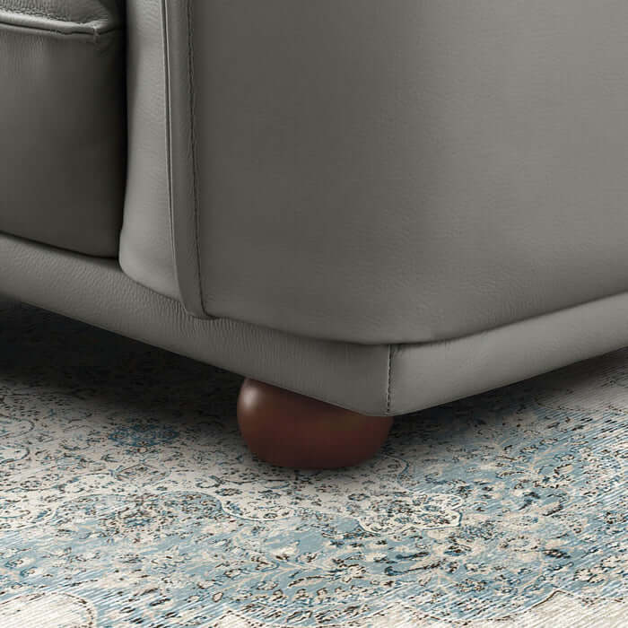 Emma Modern Boho Genuine Leather Sofa 89 (3 Colors)