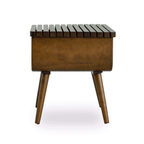 Alice MCM Solid Wood Accent End Table
