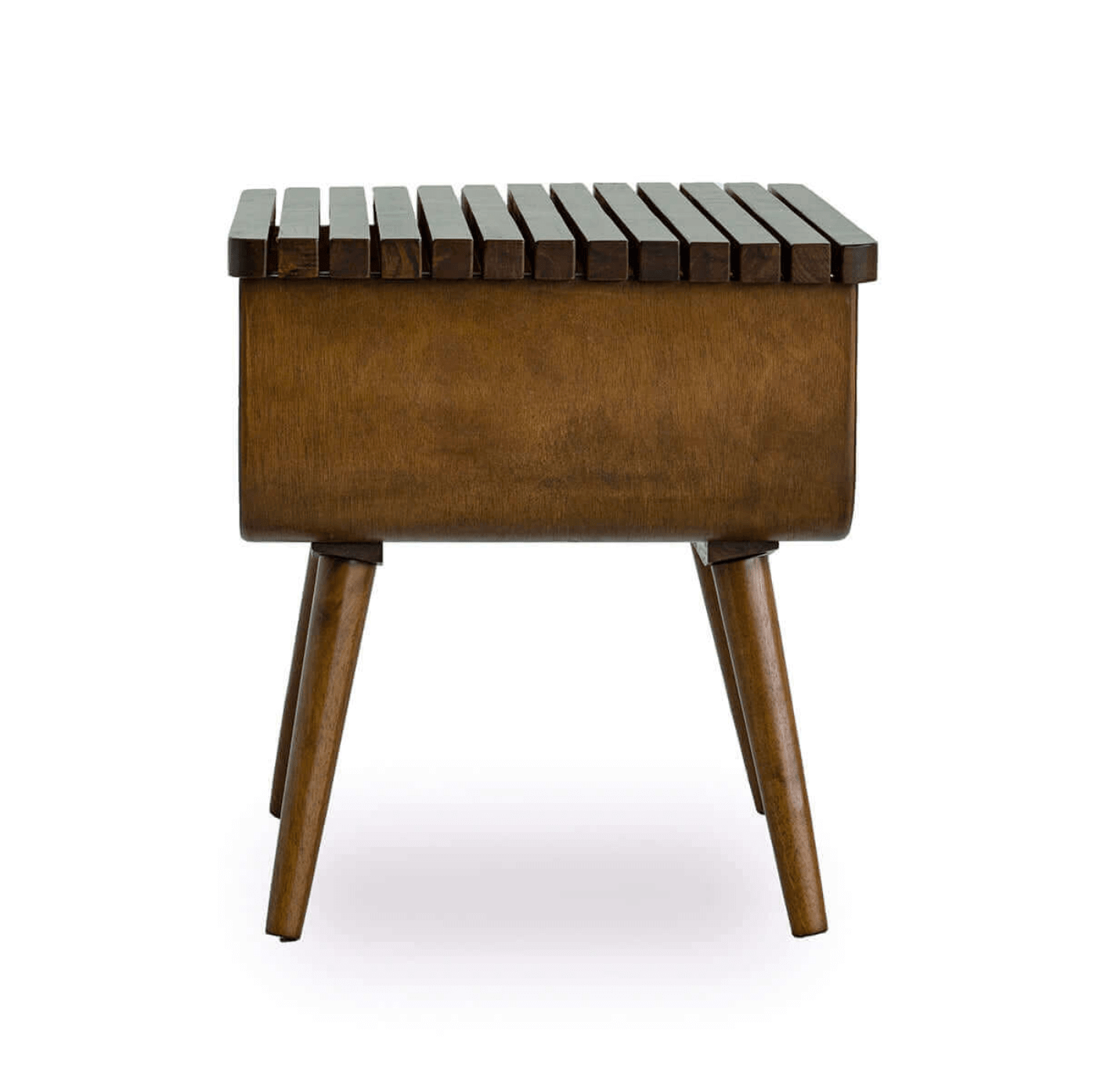 Alice MCM Solid Wood Accent End Table