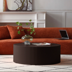 Contemporary Round MDF Coffee Table 35' (4 Colors)