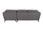 Beckett Gray Fabric Right-Facing Chaise Sofa Sectional 98