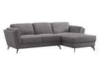 Beckett Gray Fabric Right-Facing Chaise Sofa Sectional 98