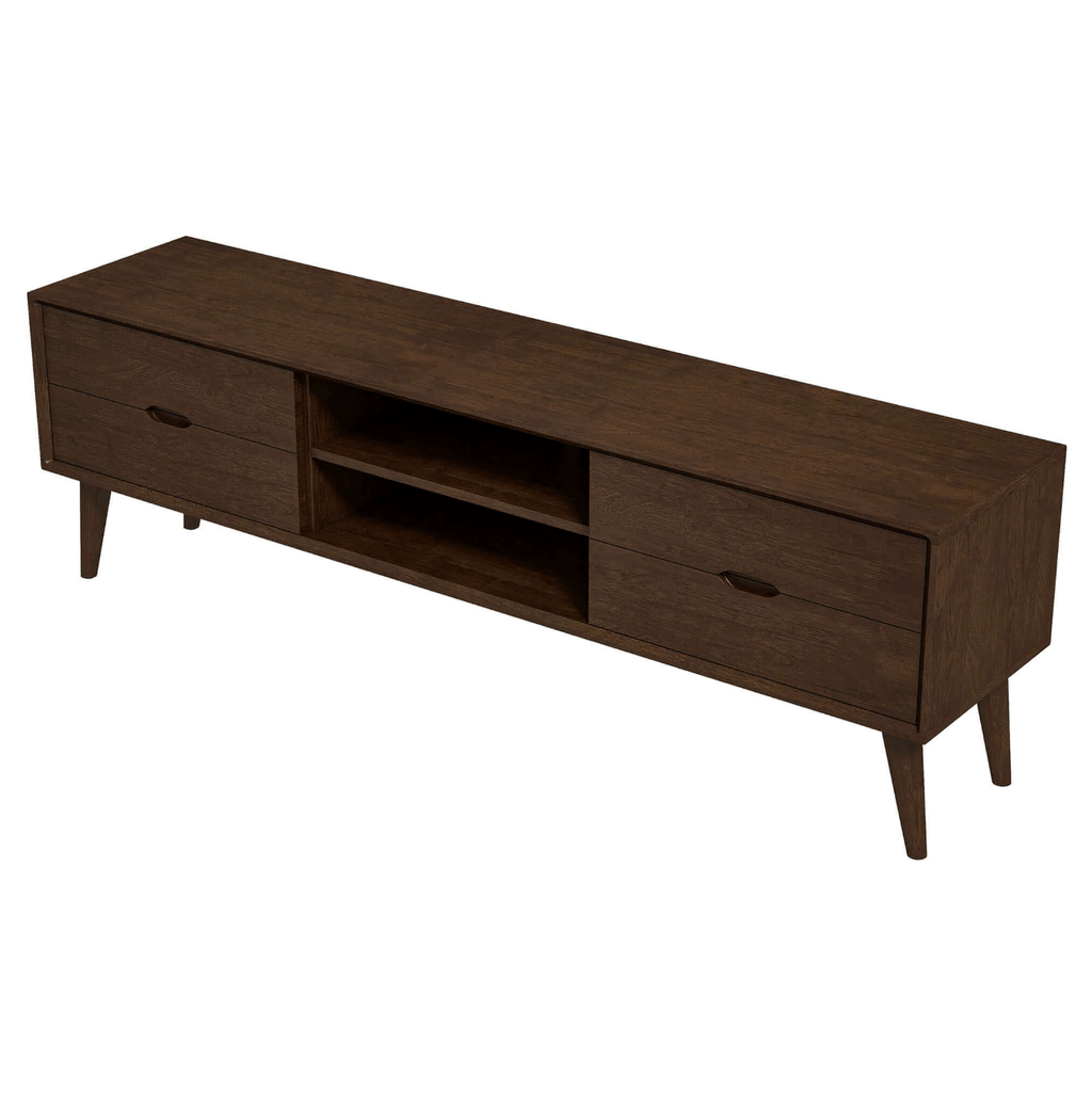 Adrian MCM Solid Wood Media Console TV Stand 71