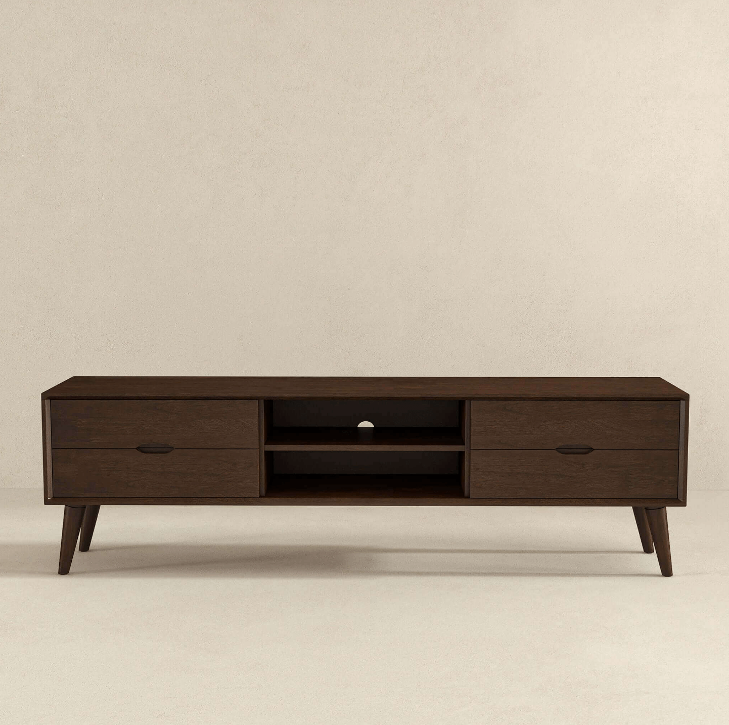 Adrian MCM Solid Wood Media Console TV Stand 71