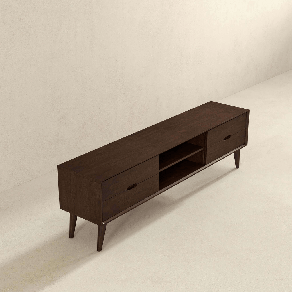 Adrian MCM Solid Wood Media Console TV Stand 71