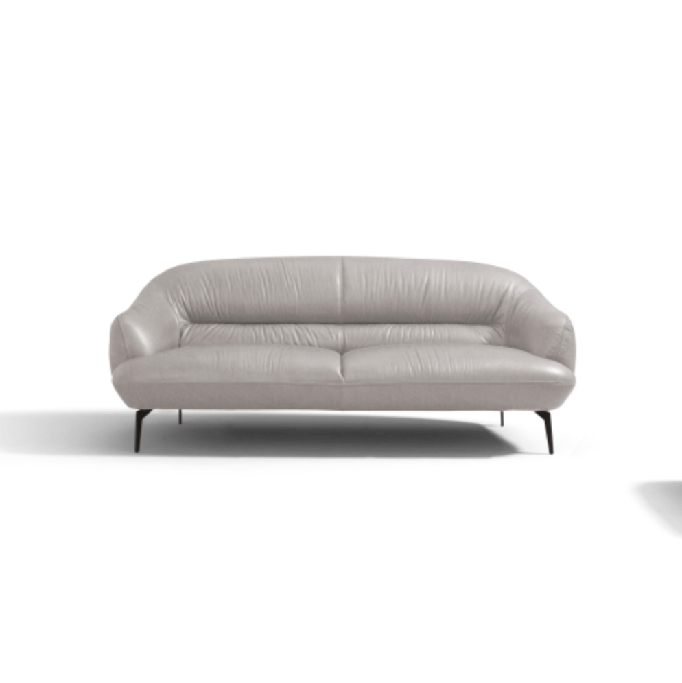Leonia Italian Leather Loveseat Sofa 66L