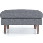 Amber MCM Square Upholstered Ottoman 32